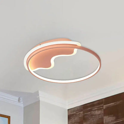 DecorBites™ DecorBites™ Nordic Style Flush Mount Acrylic Ceiling Light for Living Room and Foyer Décor