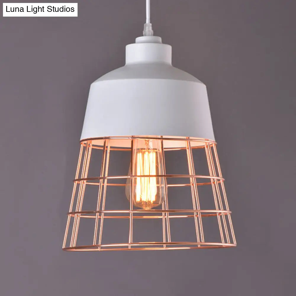 Nordic Style Geometric Metal Pendant Light for Restaurants