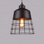 Nordic Style Geometric Metal Pendant Light for Restaurants