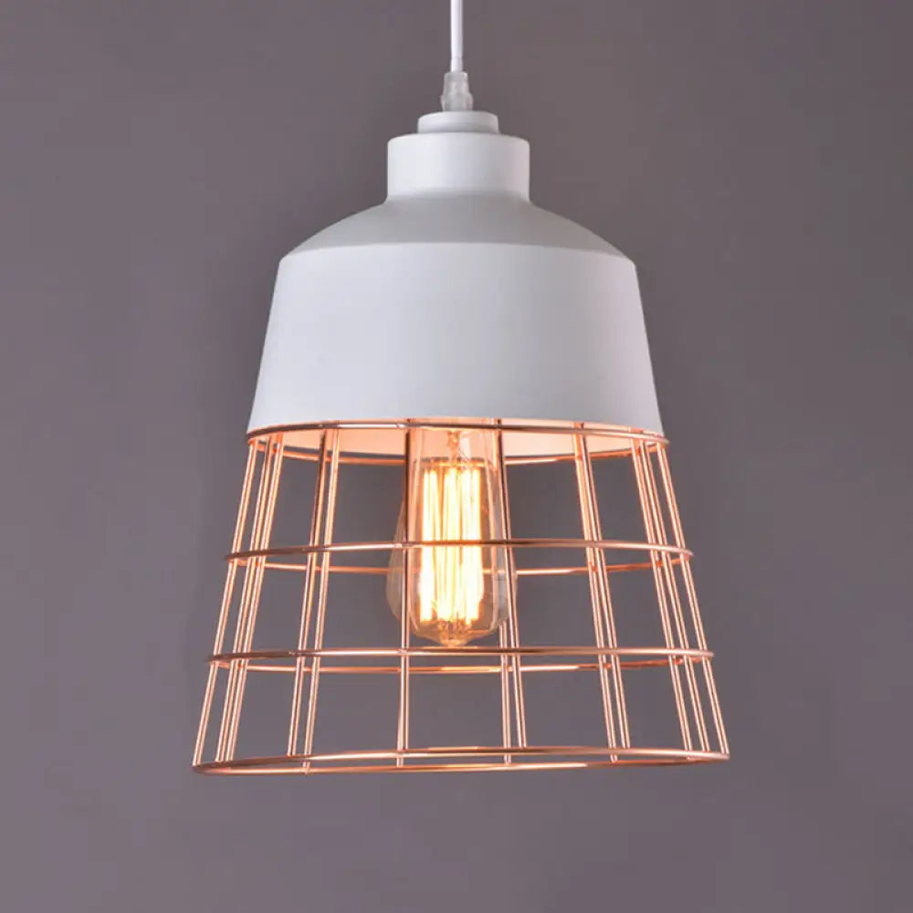 Nordic Style Geometric Metal Pendant Light for Restaurants