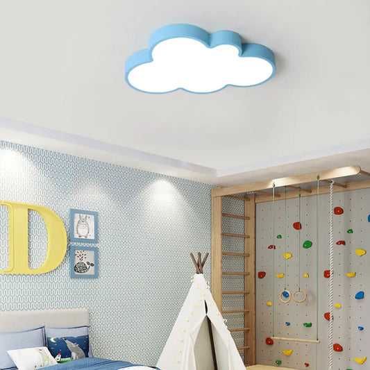 DecorBites™ DecorBites™ Nordic Style Macaron Colored Cloud Child Flush Mount Light for Bedroom