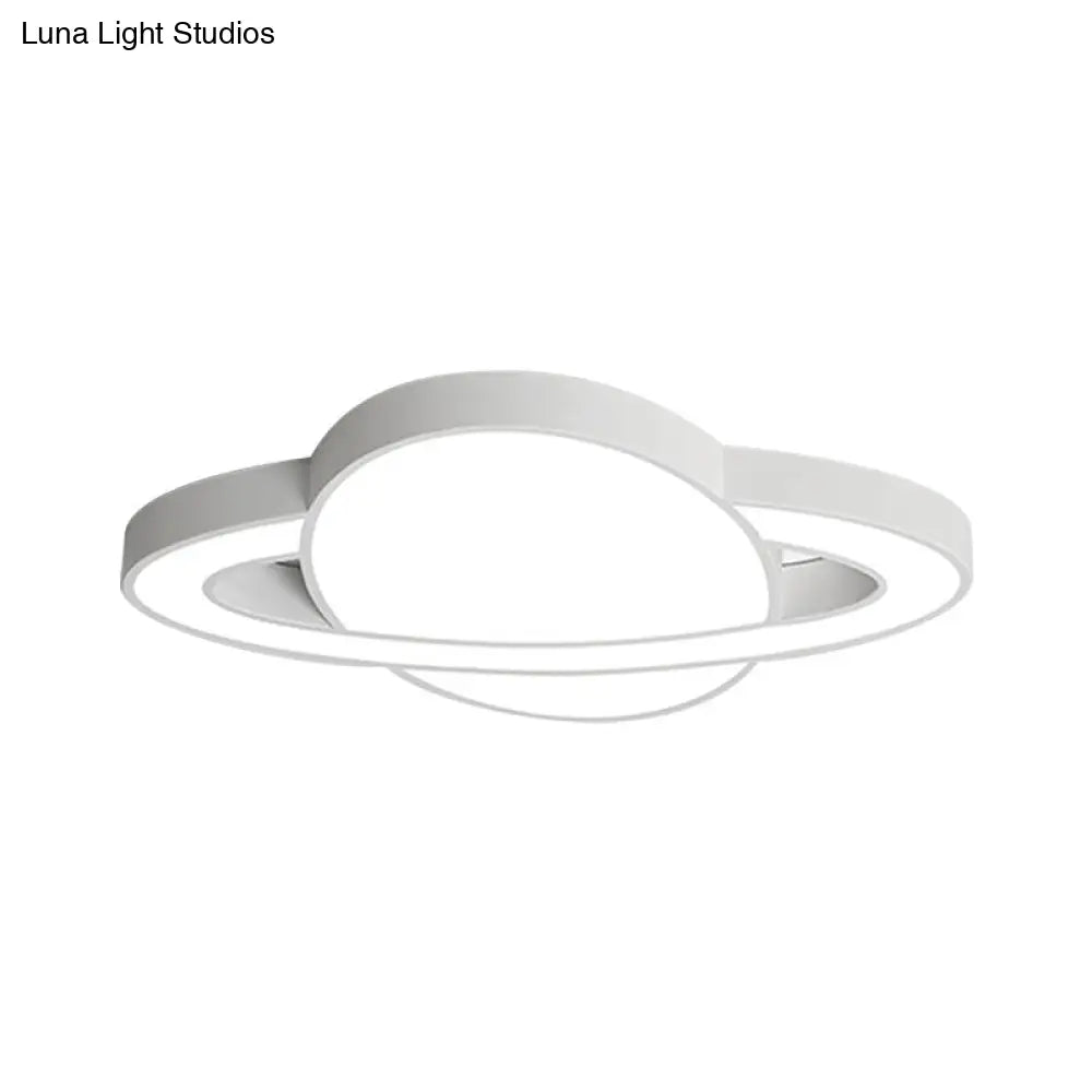 DecorBites™ DecorBites™ Nordic Style Planet Shaped LED Ceiling Light for Kid's Bedroom - White/Pink/Yellow/Blue