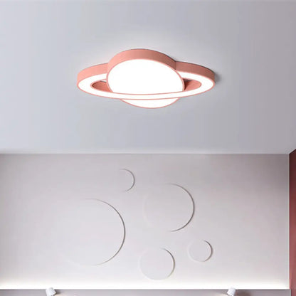 DecorBites™ DecorBites™ Nordic Style Planet Shaped LED Ceiling Light for Kid's Bedroom - White/Pink/Yellow/Blue