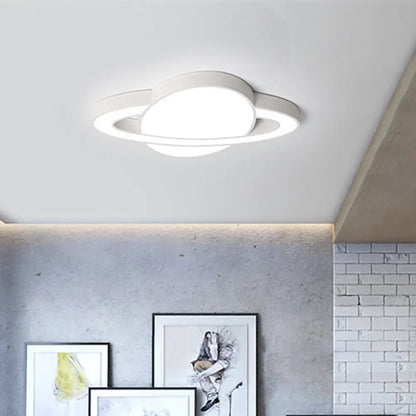 DecorBites™ DecorBites™ Nordic Style Planet Shaped LED Ceiling Light for Kid's Bedroom - White/Pink/Yellow/Blue