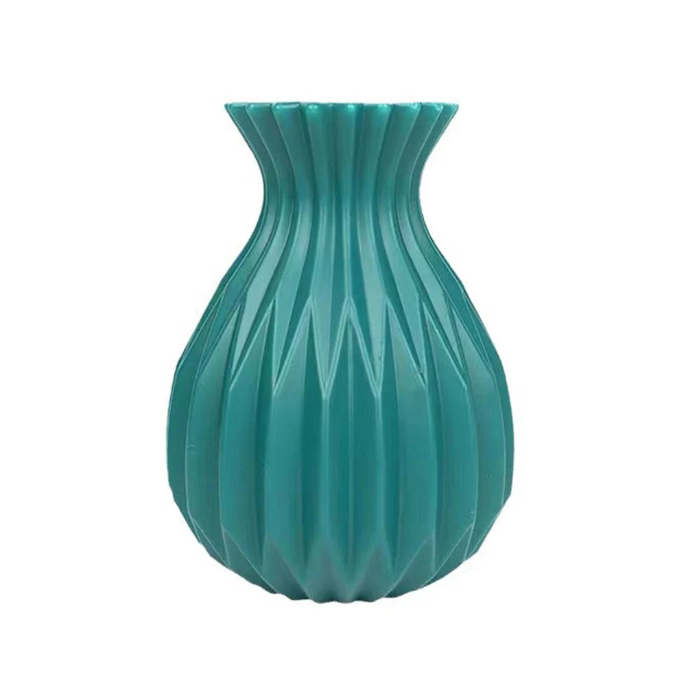Nordic Style Plastic Flower Vase for Home Decor