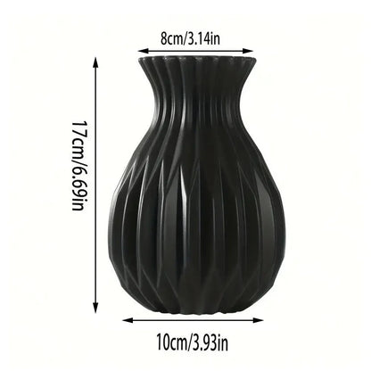 Nordic Style Plastic Flower Vase for Home Decor - Vase