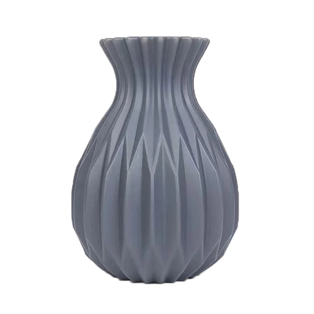 Nordic Style Plastic Flower Vase for Home Decor