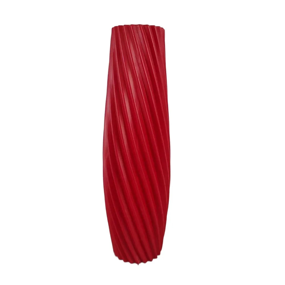 Nordic style Plastic Flower Vase - Home Decor - red-1 - Vase