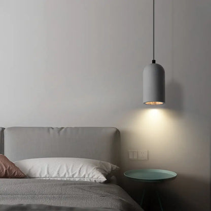 Nordic-Style Terrazzo Dome Pendant Light for Bedroom