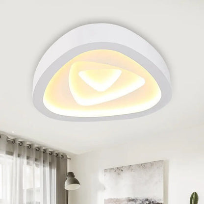 DecorBites™ DecorBites™ Nordic Style Triangle Ceiling Light - Acrylic White LED with Remote Control Dimming (16.5" or 19"/20.5" Width)