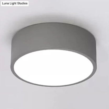 DecorBites™ DecorBites™ Nordic Stylish Acrylic Round Small Ceiling Lamp for Kindergarten Bathroom