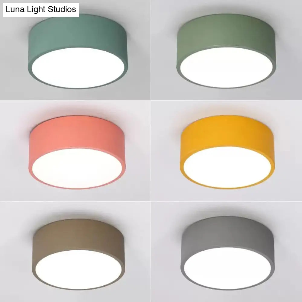 DecorBites™ DecorBites™ Nordic Stylish Acrylic Round Small Ceiling Lamp for Kindergarten Bathroom