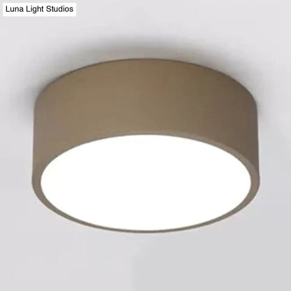DecorBites™ DecorBites™ Nordic Stylish Acrylic Round Small Ceiling Lamp for Kindergarten Bathroom