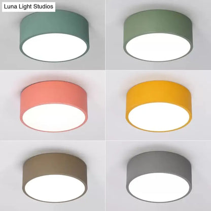 DecorBites™ DecorBites™ Nordic Stylish Acrylic Round Small Ceiling Lamp for Kindergarten Bathroom