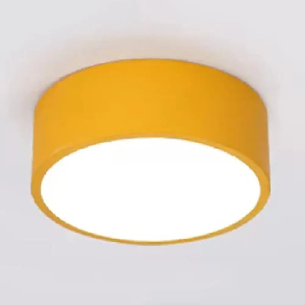 DecorBites™ DecorBites™ Nordic Stylish Acrylic Round Small Ceiling Lamp for Kindergarten Bathroom