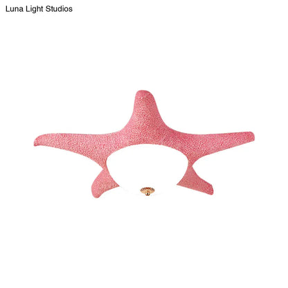 DecorBites™ DecorBites™ Nordic Stylish Starfish Kid's Flush Mount Ceiling Light Fixture