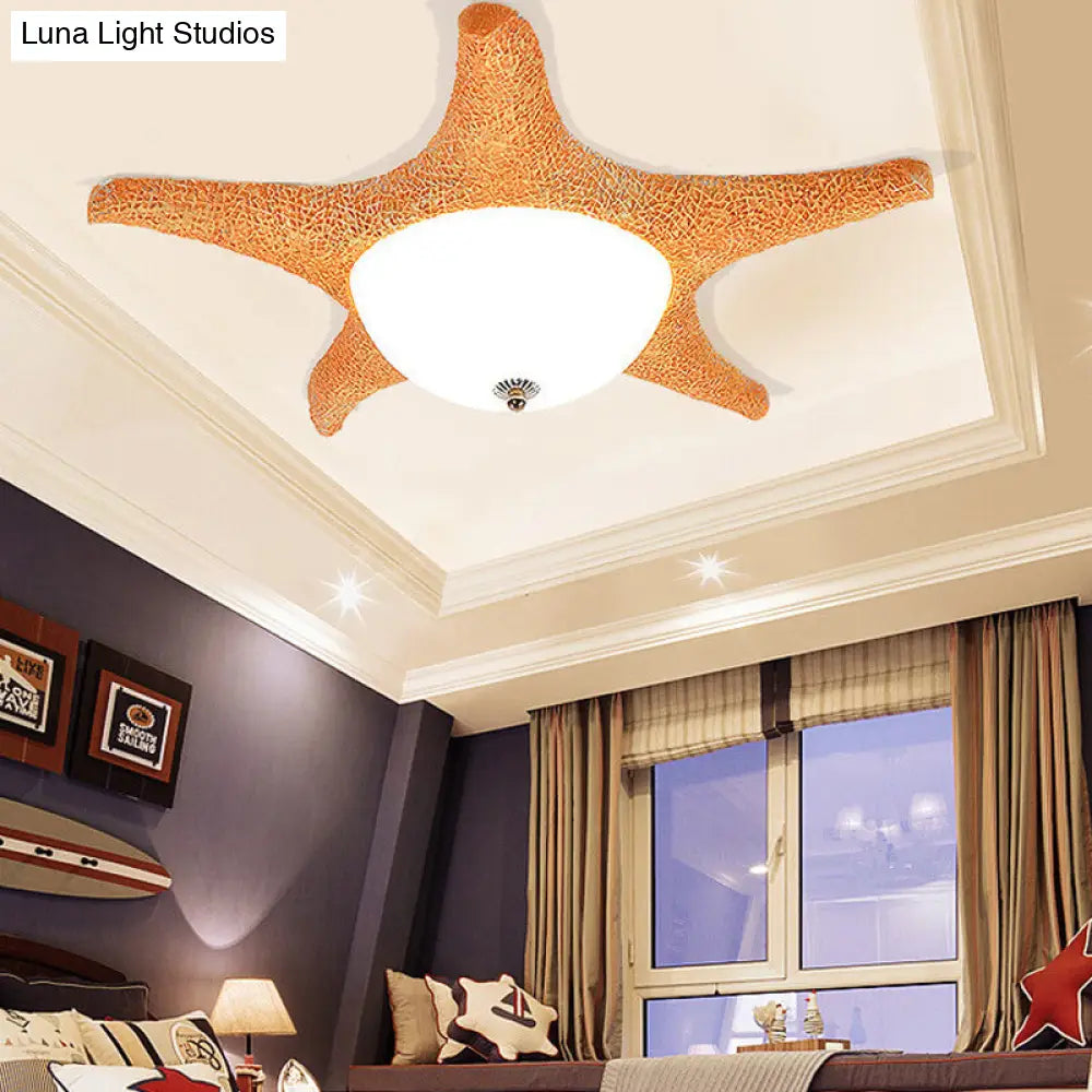 DecorBites™ DecorBites™ Nordic Stylish Starfish Kid's Flush Mount Ceiling Light Fixture