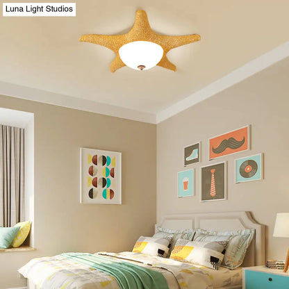 DecorBites™ DecorBites™ Nordic Stylish Starfish Kid's Flush Mount Ceiling Light Fixture