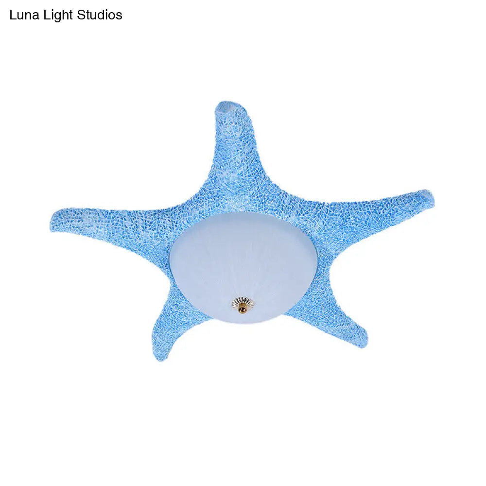 DecorBites™ DecorBites™ Nordic Stylish Starfish Kid's Flush Mount Ceiling Light Fixture