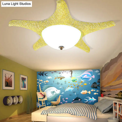 DecorBites™ DecorBites™ Nordic Stylish Starfish Kid's Flush Mount Ceiling Light Fixture