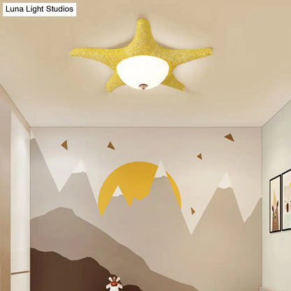DecorBites™ DecorBites™ Nordic Stylish Starfish Kid's Flush Mount Ceiling Light Fixture