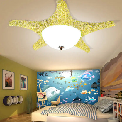 DecorBites™ DecorBites™ Nordic Stylish Starfish Kid's Flush Mount Ceiling Light Fixture