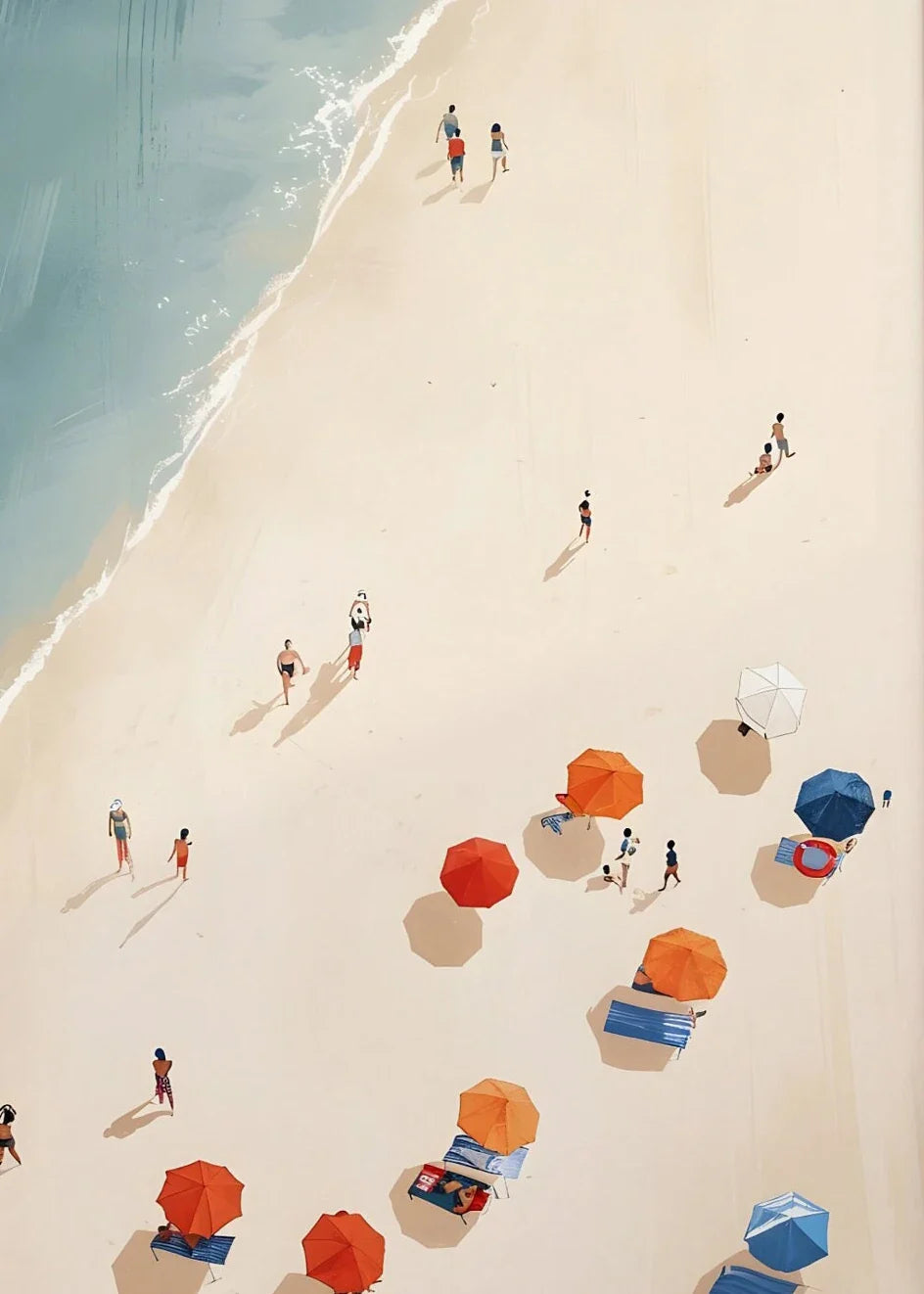 Nordic Summer Wall Art Prints for Living Room - by-10 / 20X30cm Unframed - Posters
