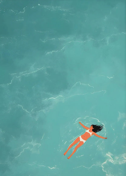 Nordic Summer Wall Art Prints for Living Room - by-5 / 20X30cm Unframed - Posters