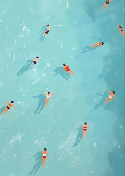 Nordic Summer Wall Art Prints for Living Room - by-9 / 20X30cm Unframed - Posters