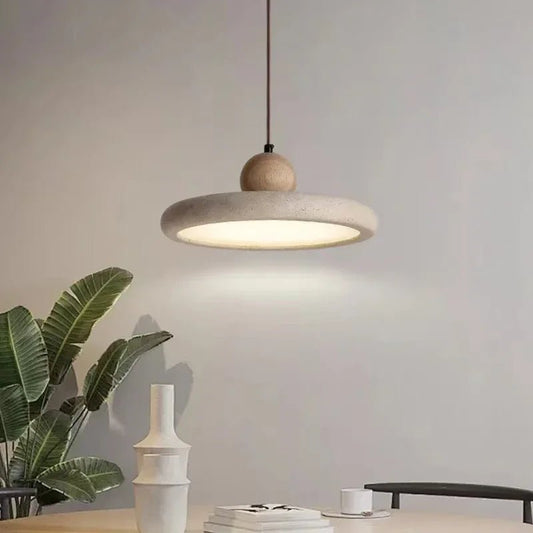 Nordic Travertine Stone Pendant Light - Decorbites