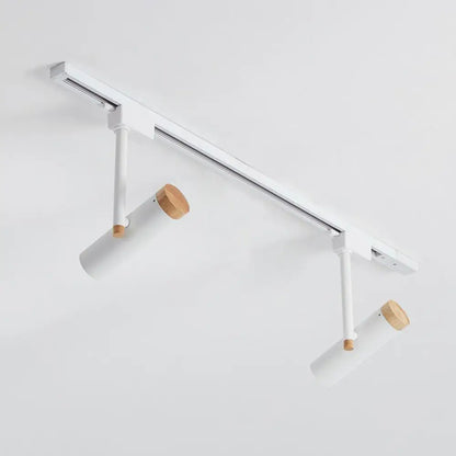 DecorBites™ DecorBites™ Nordic Tubular Spotlight with Wood Cap - Semi Flush Mount for Living Room Track Lighting