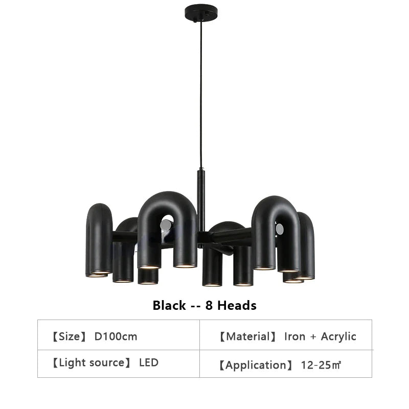 Nordic U Shape LED Ceiling Chandelier - Chandelier