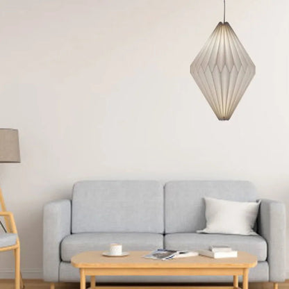 Nordic White Origami Paper Pendant Lamp Shade - Decorbites