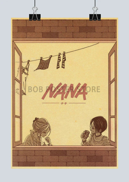 Nostalgic Japan Anime NANA Kraft Poster Set - Q173 18 / 30X21CM - Posters