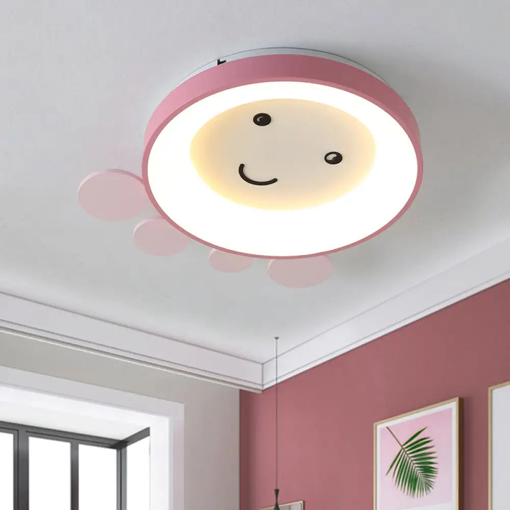 DecorBites™ DecorBites™ Octopus Acrylic Ceiling Light for Nursery School in Kids Pink/Blue