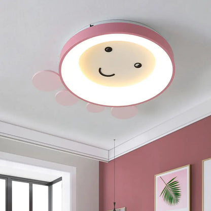 DecorBites™ DecorBites™ Octopus Acrylic Ceiling Light for Nursery School in Kids Pink/Blue