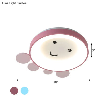 DecorBites™ DecorBites™ Octopus Acrylic Ceiling Light for Nursery School in Kids Pink/Blue