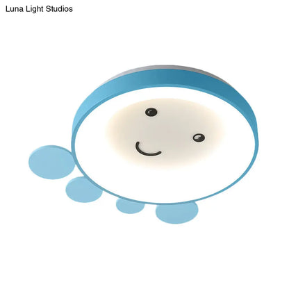 DecorBites™ DecorBites™ Octopus Acrylic Ceiling Light for Nursery School in Kids Pink/Blue