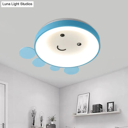 DecorBites™ DecorBites™ Octopus Acrylic Ceiling Light for Nursery School in Kids Pink/Blue