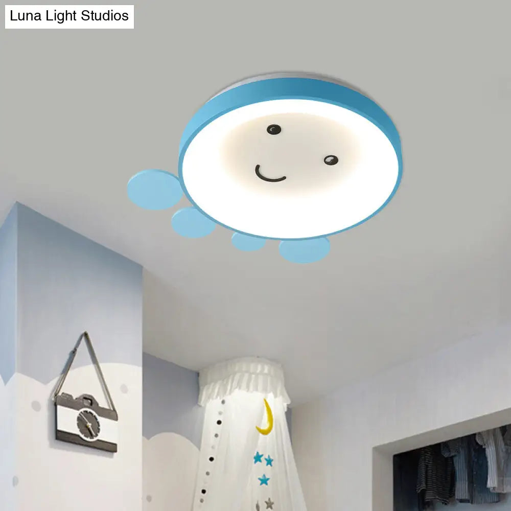 DecorBites™ DecorBites™ Octopus Acrylic Ceiling Light for Nursery School in Kids Pink/Blue