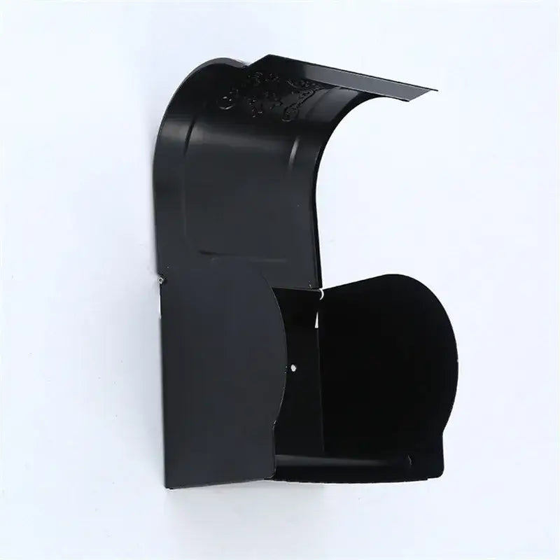 Ornate black carved aluminum wall-mounted mailbox with embossed detailing for decorbites black carved decor