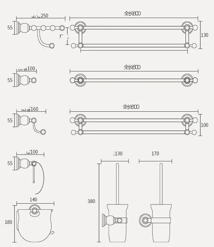 Set of chrome-finished bathroom accessories with classic ornamental detailing from decorbites bathroom accessories