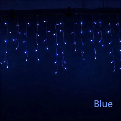 Outdoor Christmas Waterfall Lights 5M Curtain String