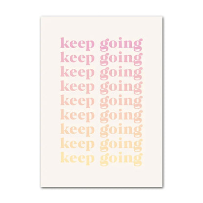 Pastel Danish Flower Wall Art Print - Posters