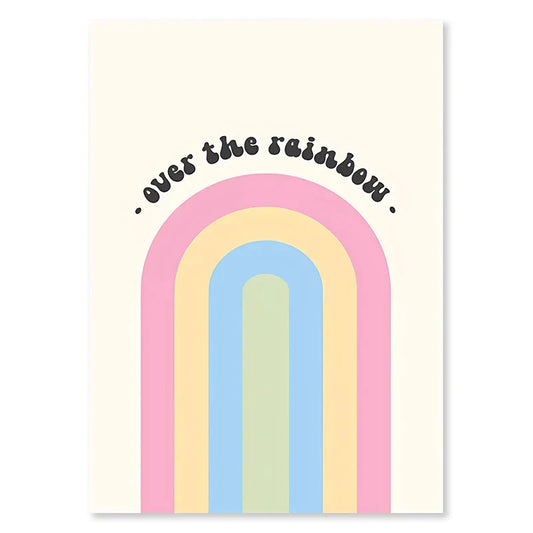 Pastel Danish Flower Wall Art Print - 27 / 40x60cm No Frame - Posters