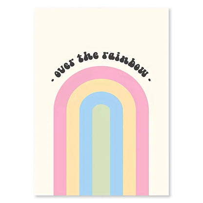 Pastel Purple Abstract Wall Art Print - Posters