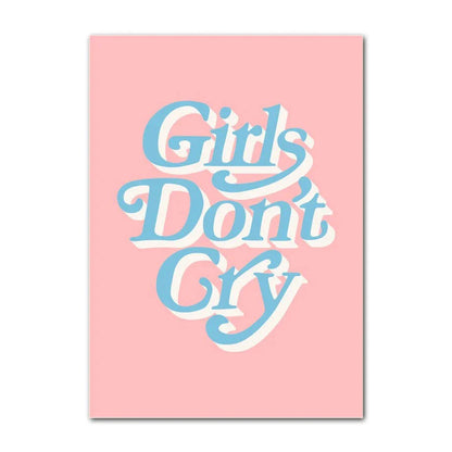 Pastel Smiley Flower Canvas Wall Art - Posters