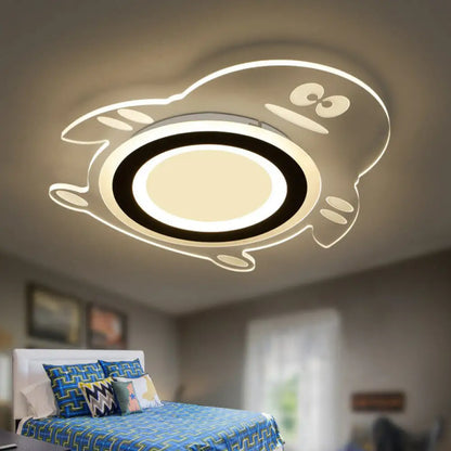 DecorBites™ DecorBites™ Penguin LED Flush Mount Ceiling Light for Bedrooms