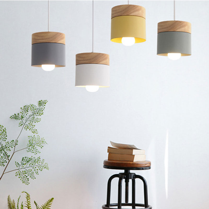 Wooden Nordic Macaron Chandelier
