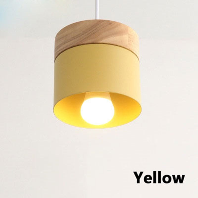 Wooden Nordic Macaron Chandelier